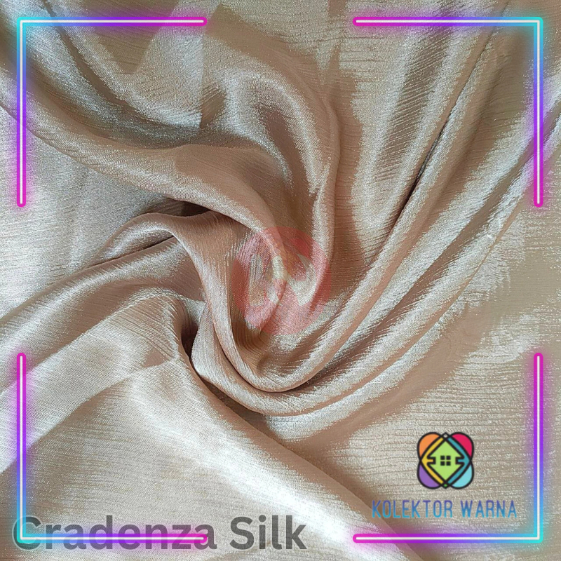 Kain Cradenza Silk Meteran / Crinkle silky Meteran