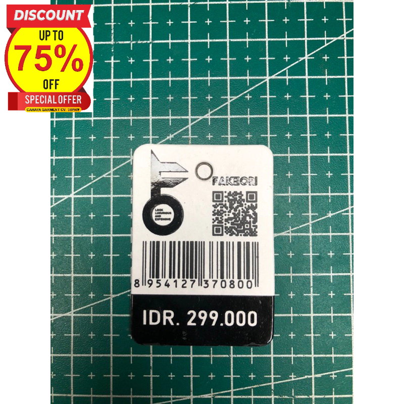 

FAKEORI TAG HANGTAG PRICE TAG 800GSM SUPER PREMIUM CO 1X DIKIRIM 600PCS