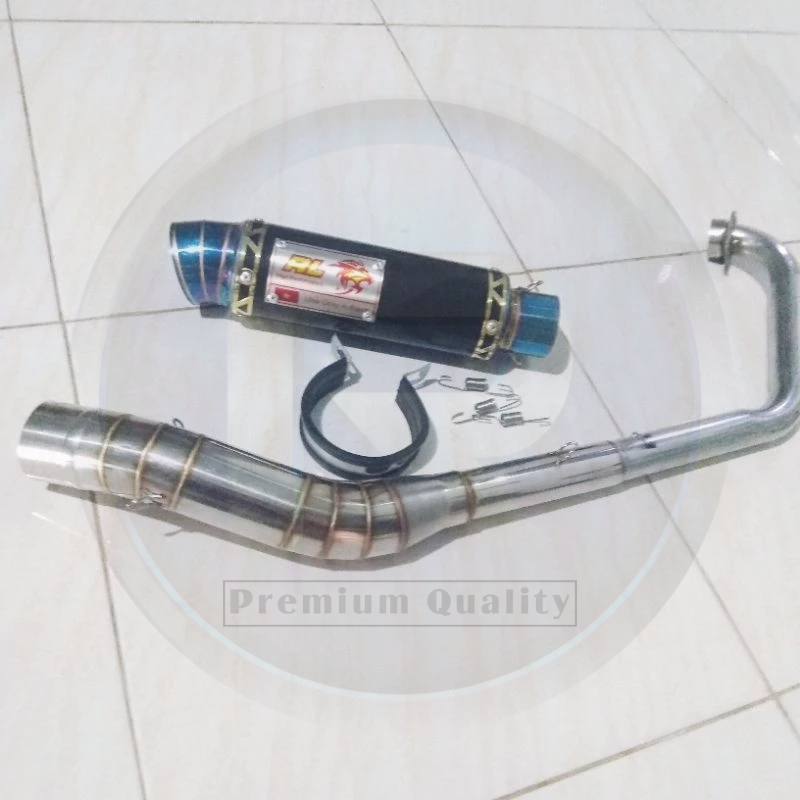 Knalpot RL RED LEO leher Motor MX135 old New Mx King