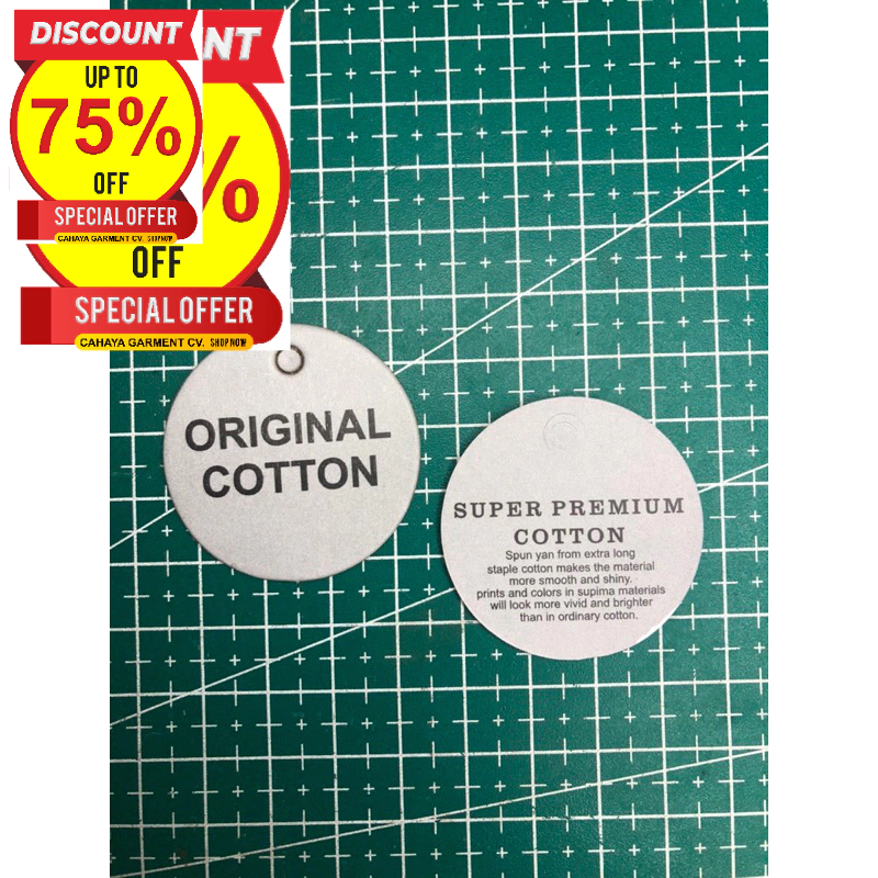 

ORIGINAL COTTON TAG HANGTAG SUPER PREMIUM CO 1X DIKIRIM 600PCS