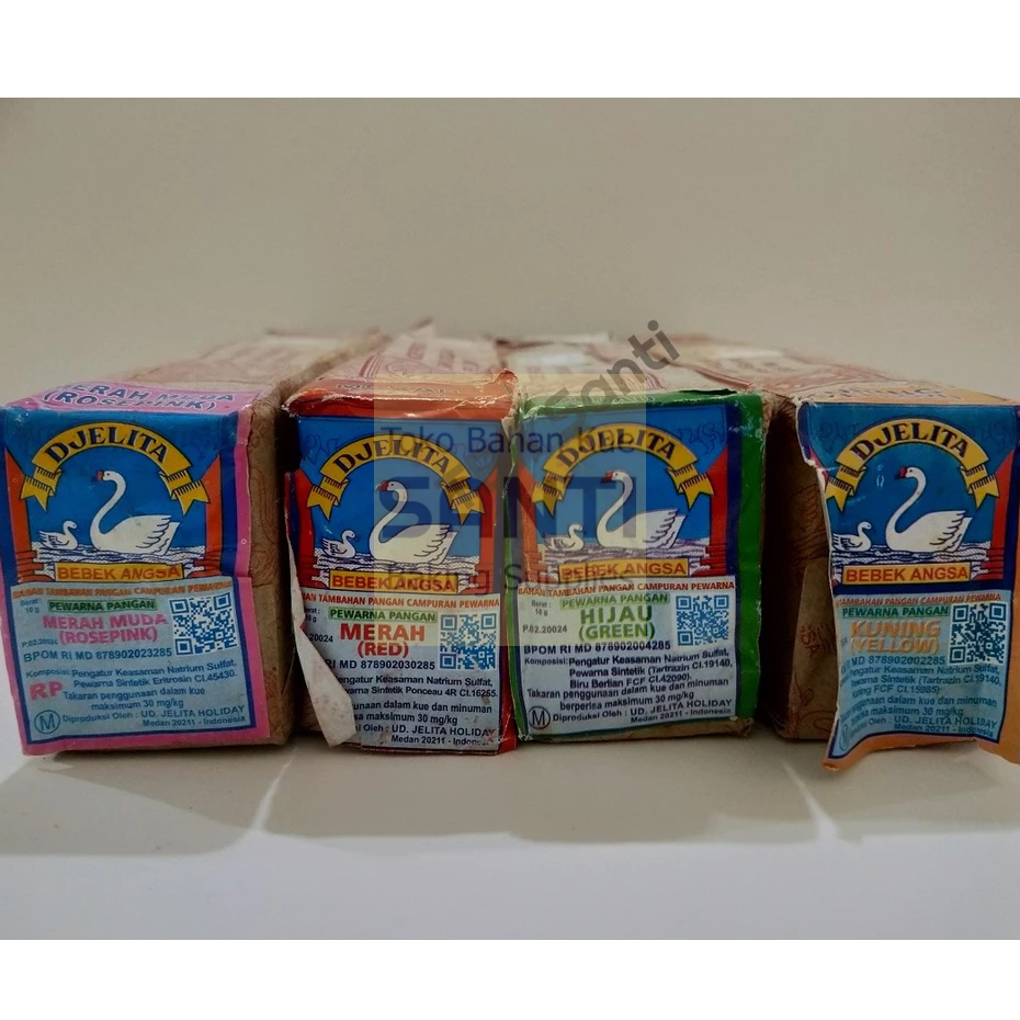 

Djelita Jelita & Dua Bangau | Gincu / Pewarna Makanan | 10 Gram