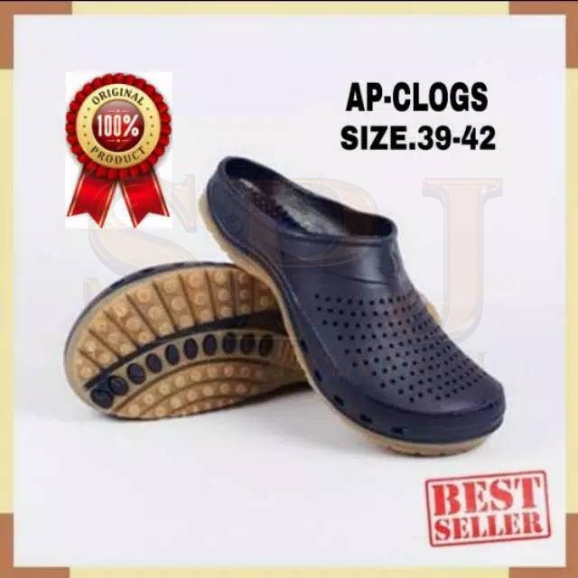 SEPATU SANDAL SLOP AP CLOGS KARET UK 39-42