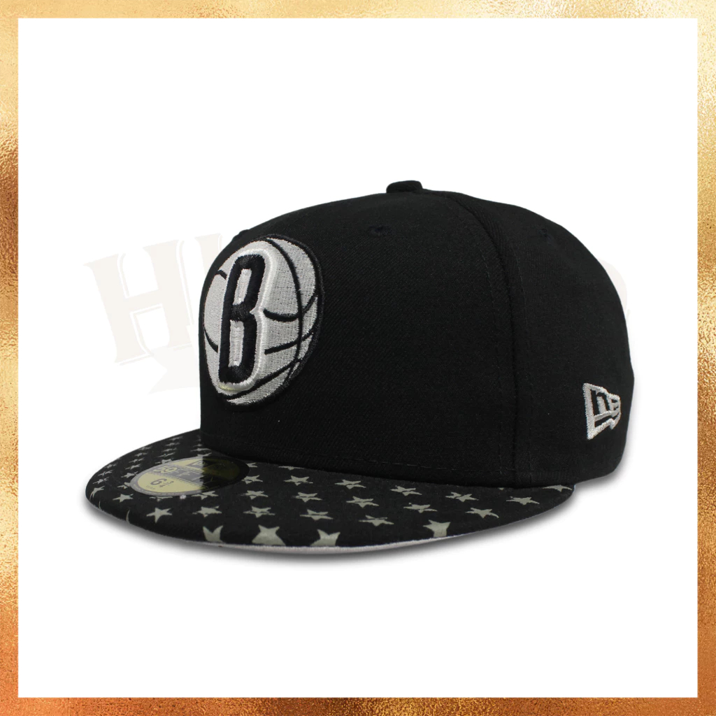 Topi New Era Brooklyn Nets Black 59FIFTY Original