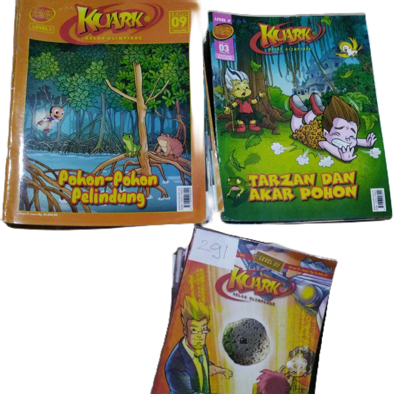 MAJALAH KUARK KOMIK SAINS MOMBI SD LAMA