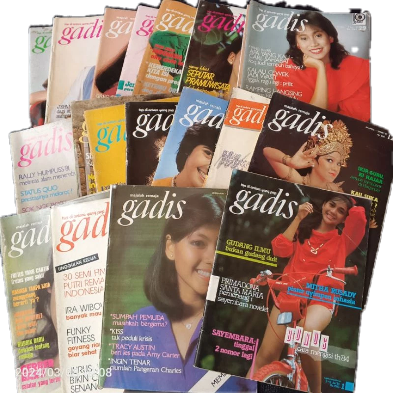 MAJALAH REMAJA GADIS TAHUN 1980an