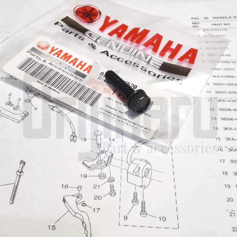 BAUT BRACKET DUDUKAN HANDLE KOPLING RXKING RX KING NEW RXS RXZ ORI ORIGINAL 97507-06520 97007-06025 