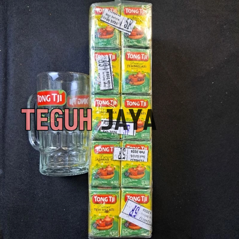 

TEH TONG TJI PREMIUM JASMINE TEA 9 GRAM PER SLOP (FREE GELAS CANTEL!!!)