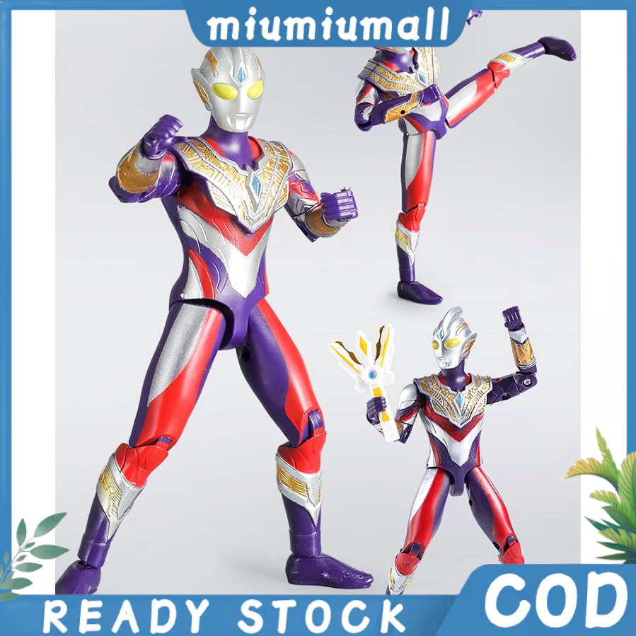 【Harga minimum】Figure Ultraman Multi Action Figure Tiga Trigger Decker S.h.figuarts SHF Ultramen/Mai