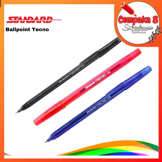 

BALLPOINT PULPEN STANDARD TECNO 0,38 Biru Blue Satuan Eceran Pcs - UTI0447