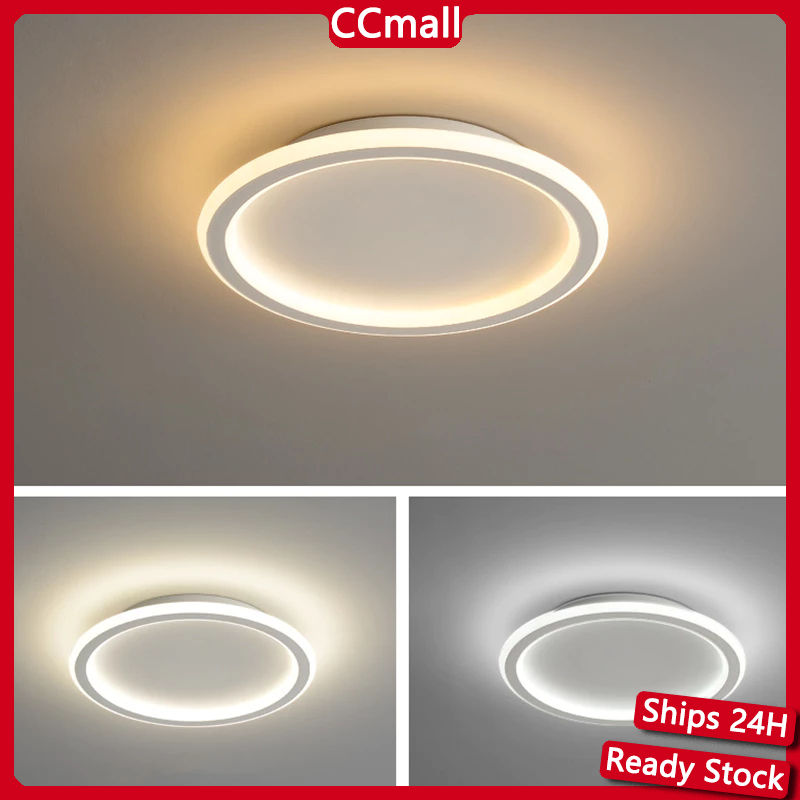 COD AUROP 3-color Lampu Plafon Minimalis Lampu lingkaran Untuk Dekorasi Kamar lampu gantung dekorasi