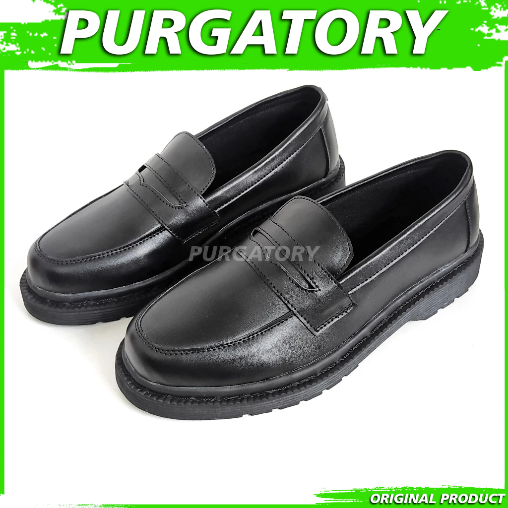 GA FOOTWEAR Raw - Sepatu Pantofel Loafers Pria Formal Kondangan Pesta Slipon