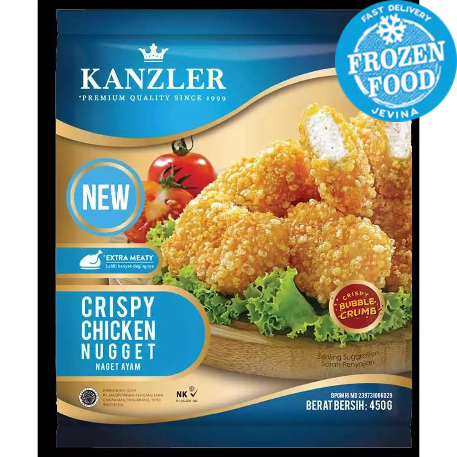 

Kanzler Chicken Nugget Crispy Bubble Crumb 450g