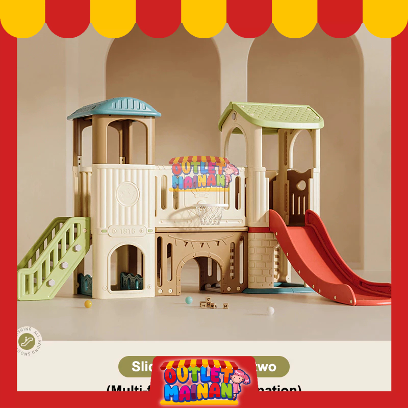 MAINAN PEROSOTAN DAN RUMAH RUMAHAN ANAK / PLAYHOUSE COMBINATION / INDOOR PLAYSET / PLAYHOUSE BESAR