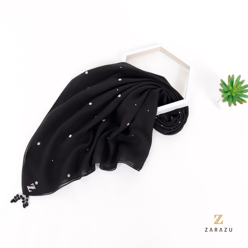 Zaskia Scarves - The Signature Donna Paris Japan Scarf Crystal Premium by Zarazu