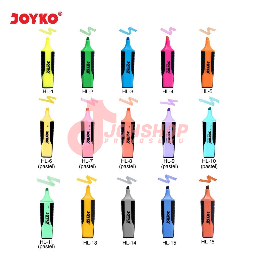 

Highlighter / Stabillo / Penanda Joyko HL1 TANYA STOK Stabilo