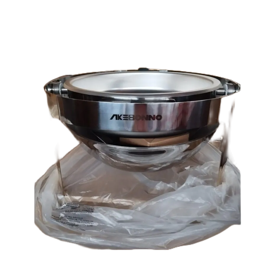AKEBONNO ROUND ROLL CHAFING DISH GOLD 6L-C2101 (rm)