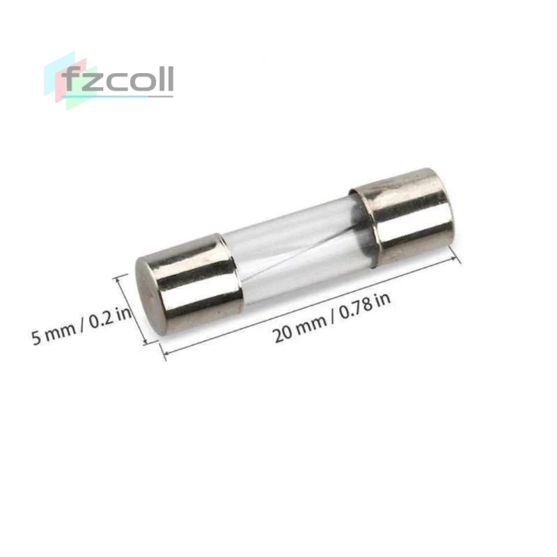 FSE TABUNG KACA TUBE GLASS KECIL 5MM X 20MM 250V