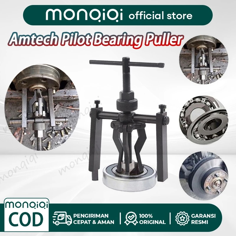Monqiqi Amtech Pilot Bearing Puller Alat Bantu Buka Bearing Puller Treaker Bearing Dalam Inner Beari