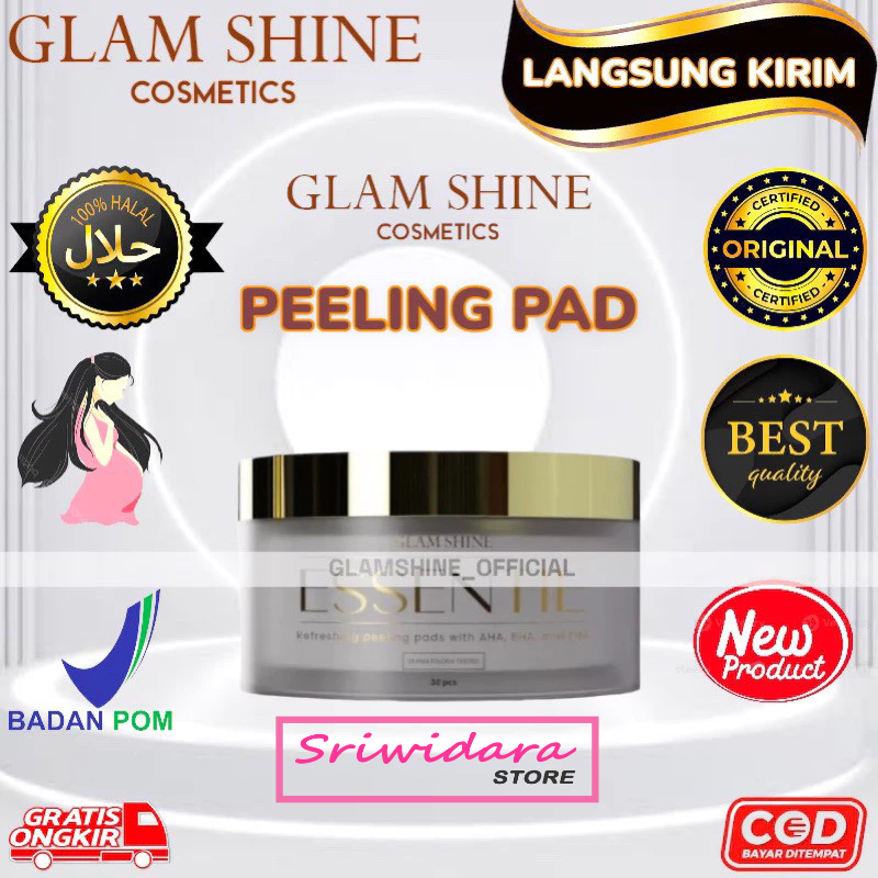 Peeling Pad Glamshine Skincare official store Glamshineofficial Glam Glame shine Glamshine Skincare 