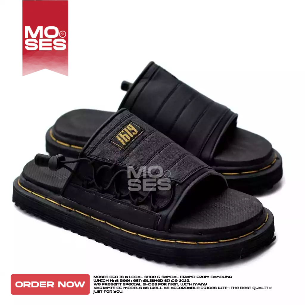 MOSES Sandal Slide Pria Docmart Sendal Selop Pria Distro Original