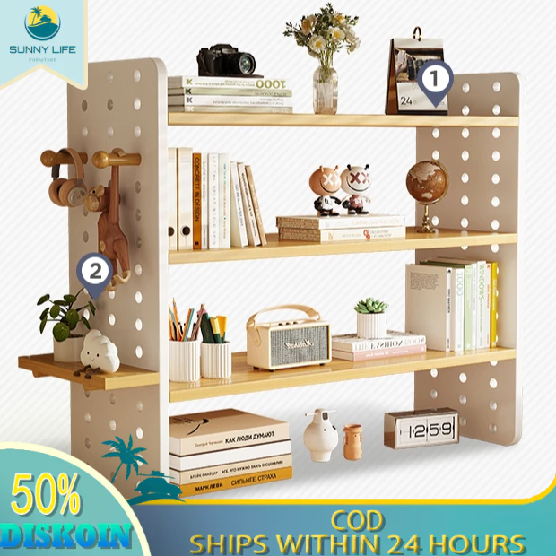 Rak Desktop Storage Rak Meja Stationery Rak Buku Desktop Rak Organizer Desktop Desk Organizer