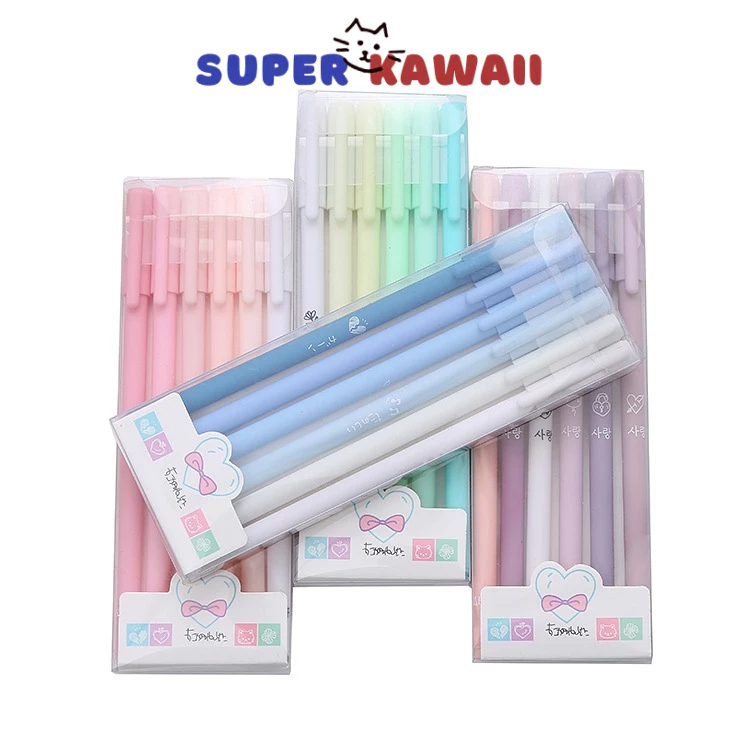 

SK 330 - Set Pulpen Gel Warna Pastel – 6 Pcs Pulpen Tinta Halus untuk Menulis dan Menggambar