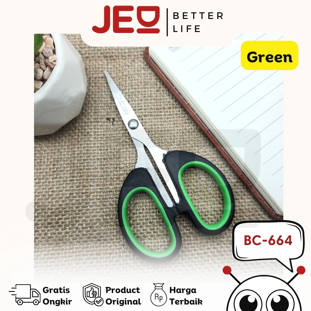 

tyvf 1 lembar (12 pcs) Gunting Scissors BOSSCO B-664 5 inch