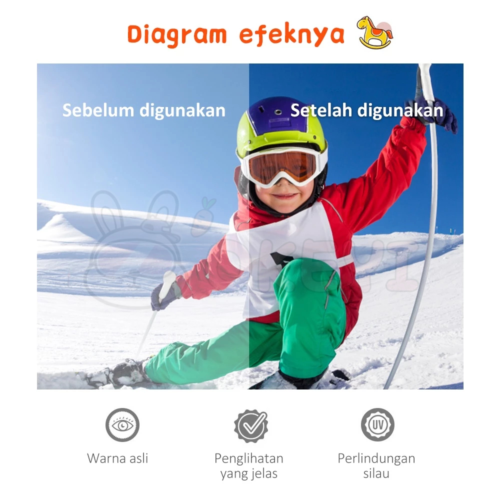 HOT OKEYI Kacamata hitam anak bayi korea trend aksesoris import