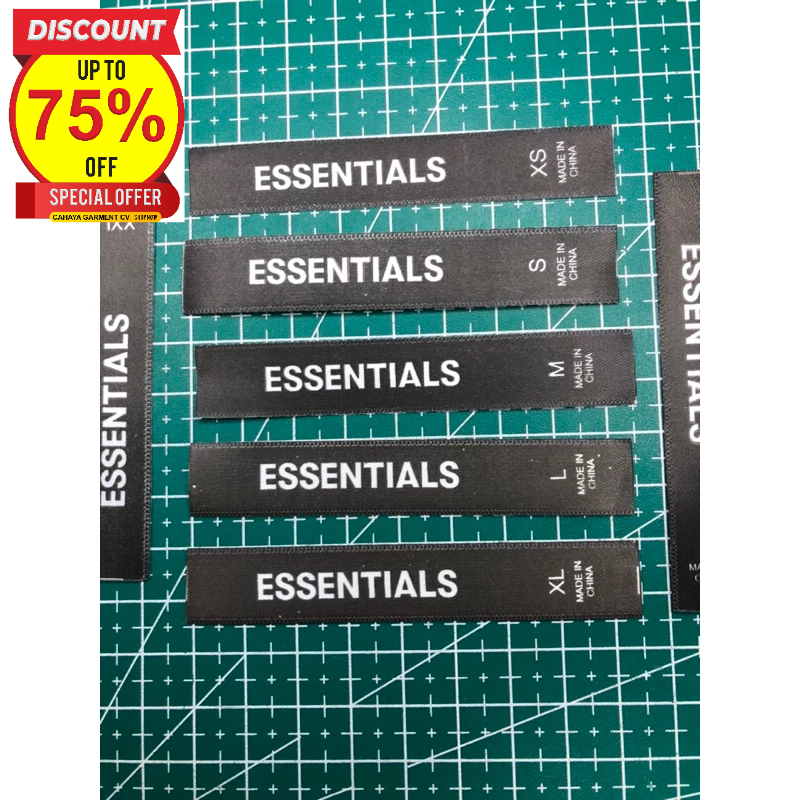 

ESSENTIALS TAGWASH ALL SIZE SUPER PREMIUM CO 1X DI KIRIM 600PCS