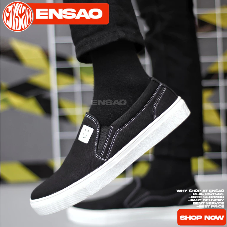 Sepatu Casual Sneakers Slop Pria