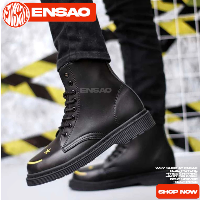 Sepatu Boots Fashion Casual Sepatu Boots Tinggi Pria Wanita