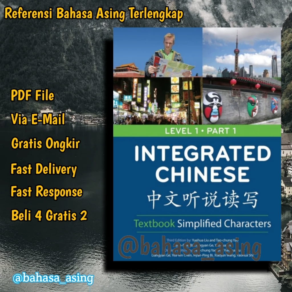 Buku Bahasa Mandarin Chinese Simplifed Characters Textbook