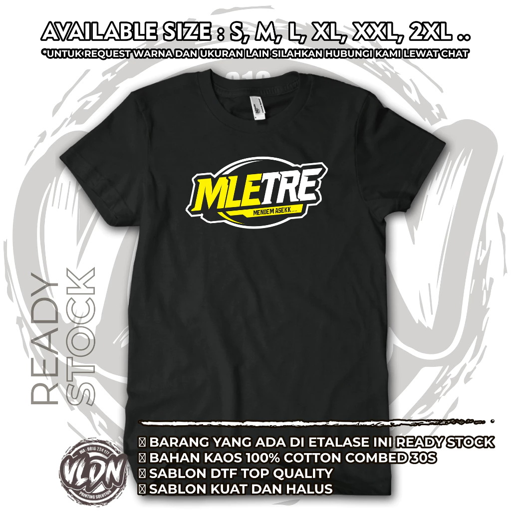 Kaos Mletre Asek, Kaos Pria Mletre, Kaos RAcing Herex