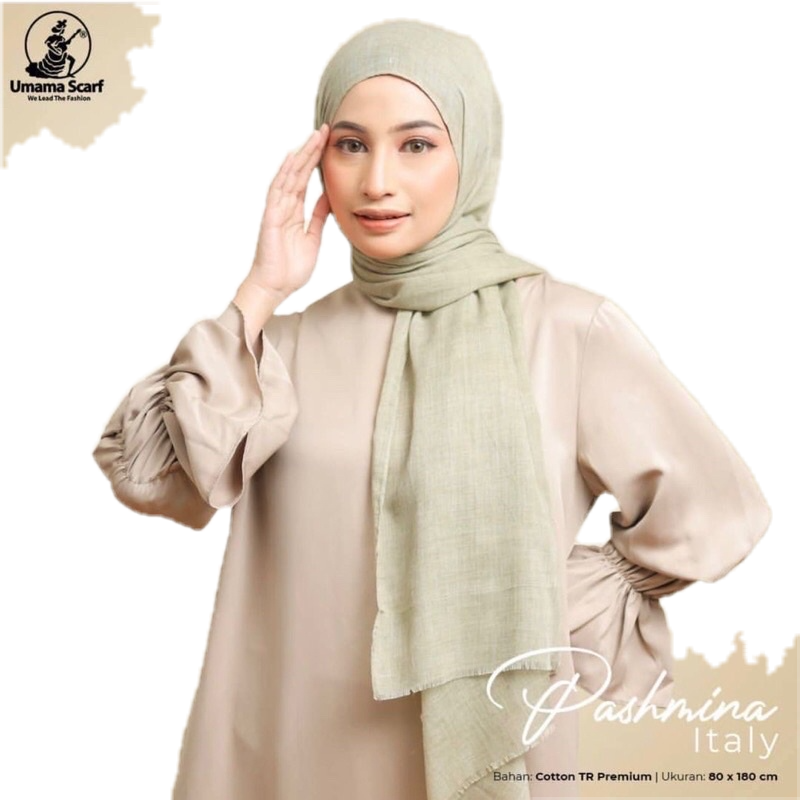 PASHMINA ITALY VOAL UMAMA TEPI RAWIS