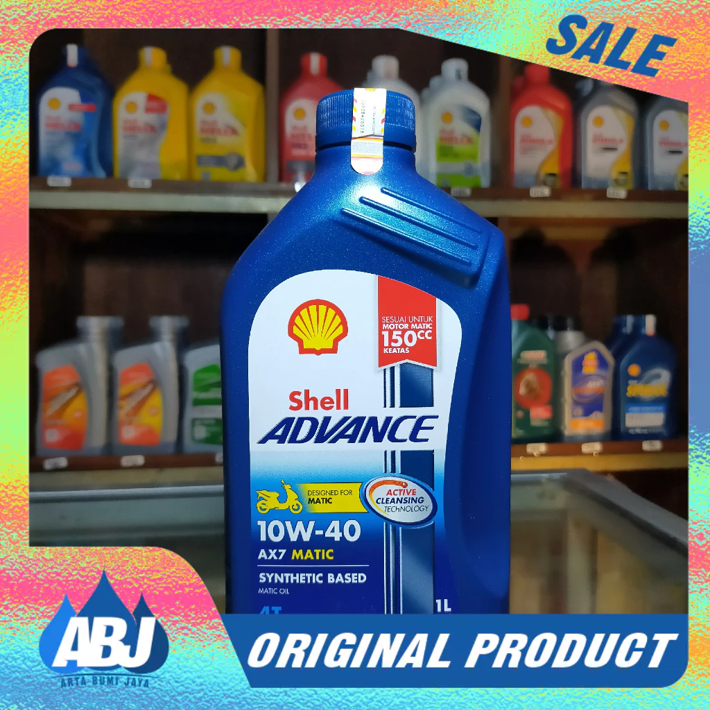 Oli Motor Matic Shell AX7 Matic 1Liter