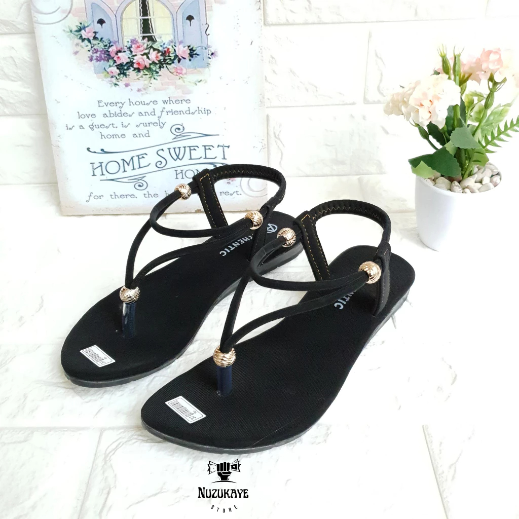 Sandal Teplek wanita / Sandal Jepit Tali Karet 37/40