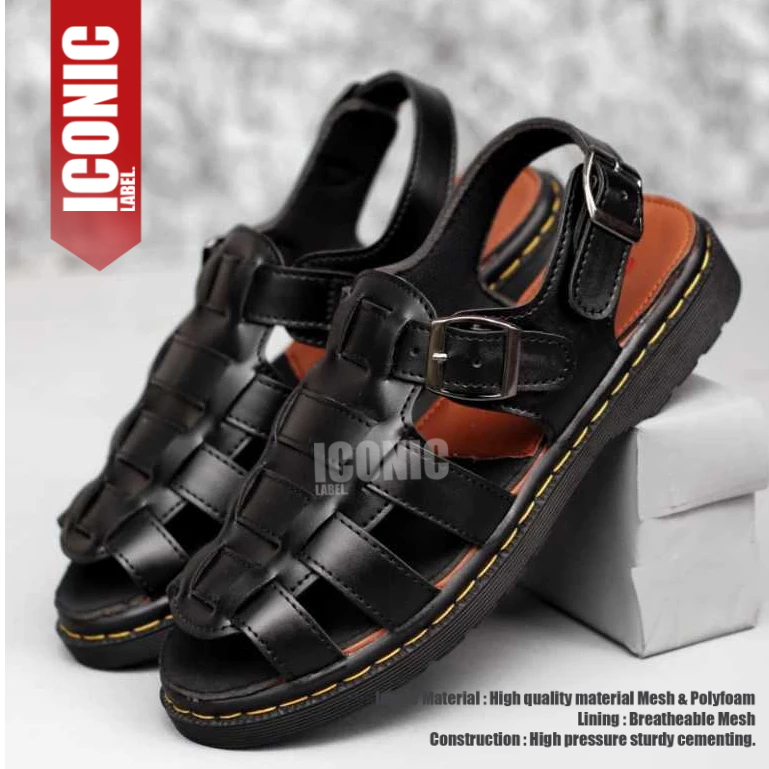 Sepatu Sandal Wanita Gaya Korea Sandal Docmart Wanita