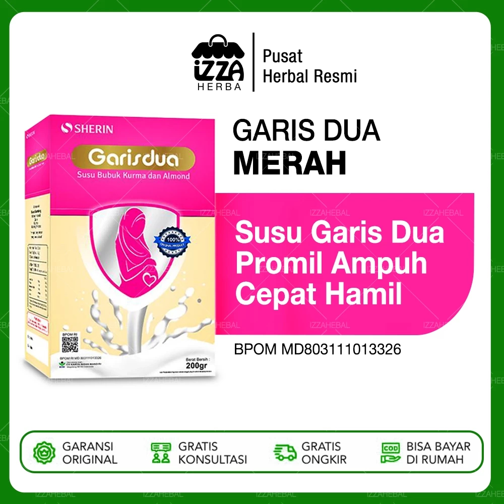 

Susu Promil Ampuh Cepat Hamil Susu Garis Dua Original SHERIN PREMIUM Untuk Istri