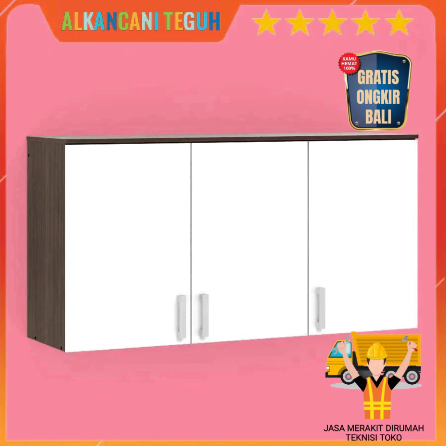 METROPOLIS - ALBA BAZ KC WU120 KABINET GANTUNG DAPUR - AMERICAN-WHITE