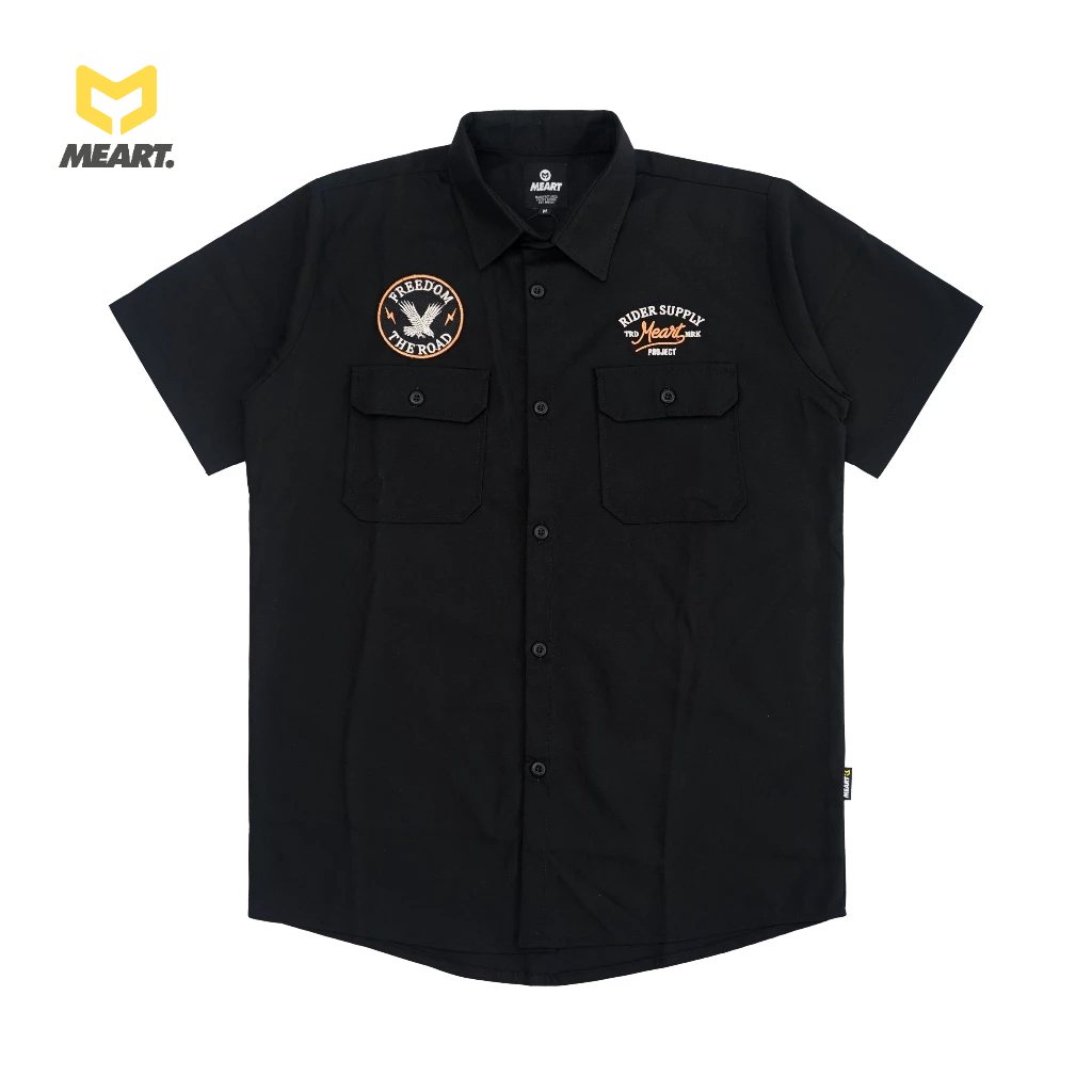 MEART - Workshirt "Eagle The Road" Kemeja Kerja Kemeja Motor