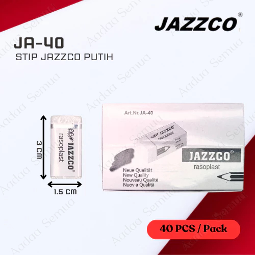 

Penghapus / Stip JAZZCO Putih Kecil (1 PCS)