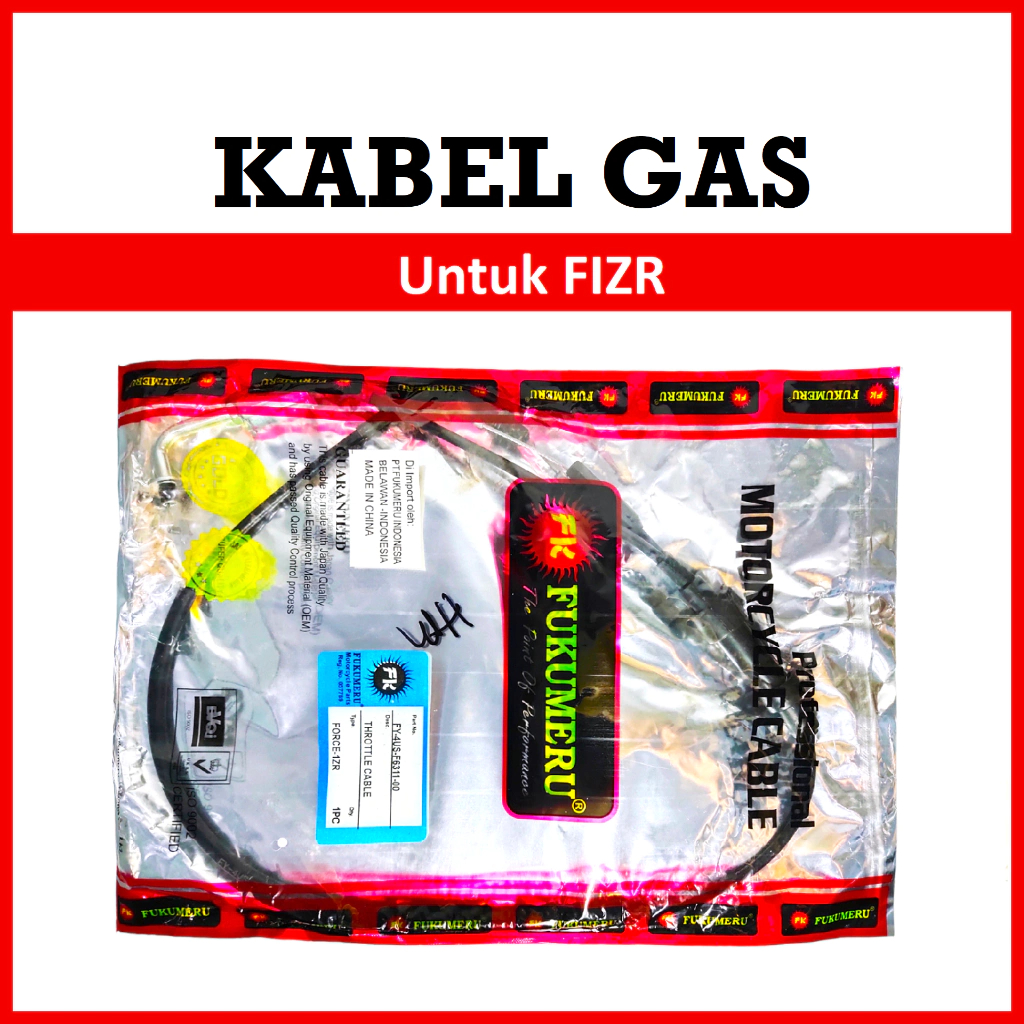 Kabel Gas Tali Gas Throttle FIZR Fukumeru
