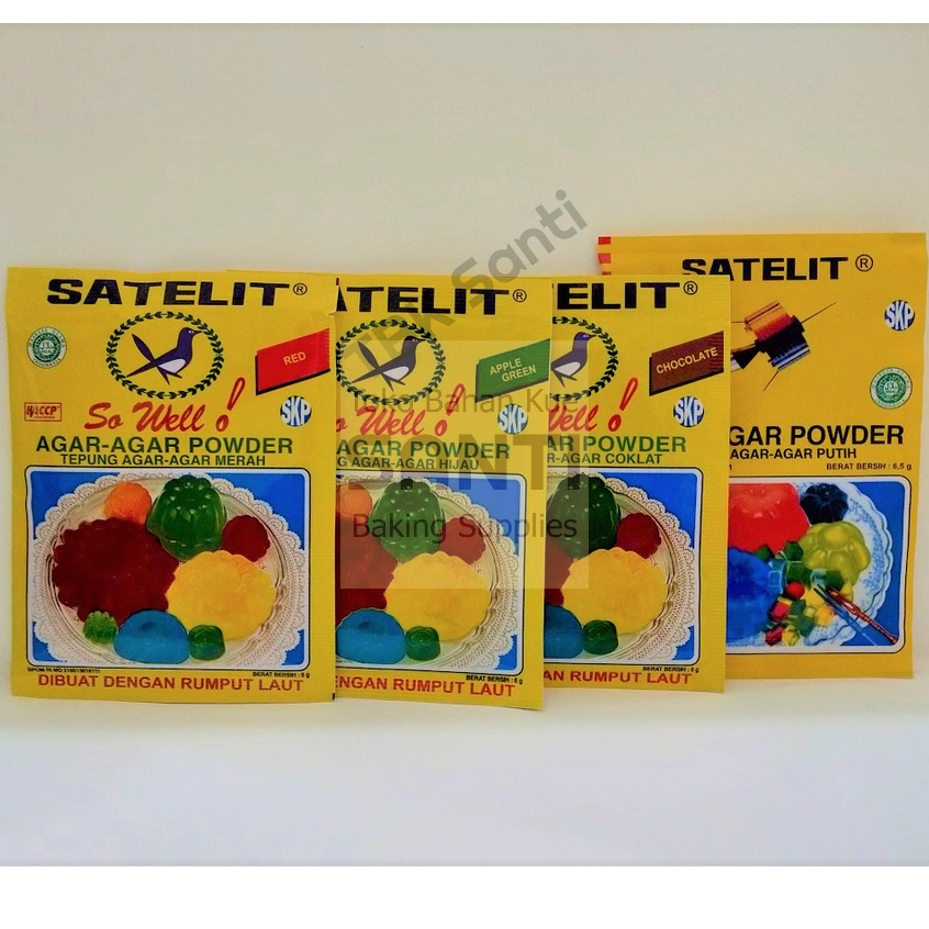 

Satelit | Agar Agar Jelly Instant | Sachet 6 Gram