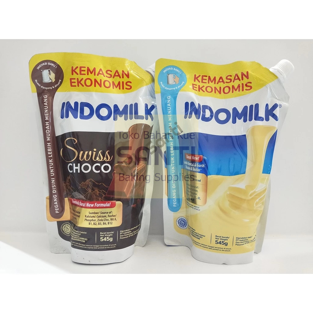 

Indomilk | Krimer Kental Manis Pouch Full Cream Swiss Choco / 545 Gram