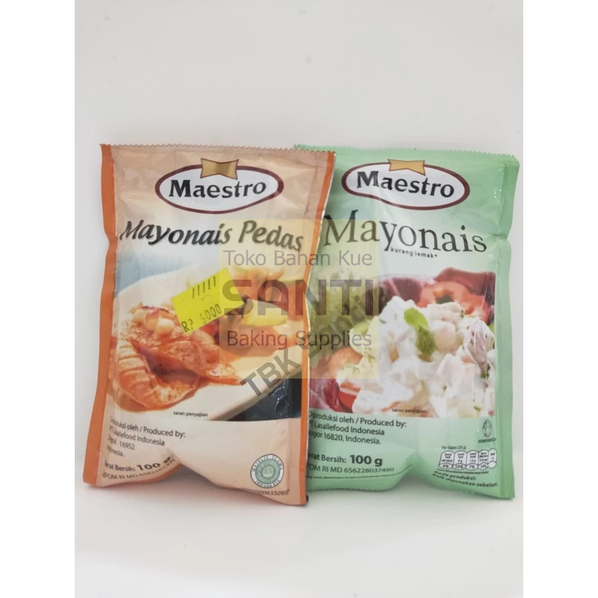 

Maestro | Mayo Mayonais Saus Mayones Mayonnaise | 100 Gram