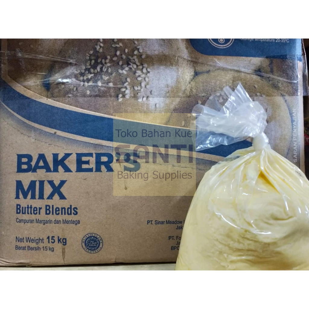 

Baker's Mix | Blend of Butter and Margarine (Butter Margarine Mix) | 1 Kg (Repack)