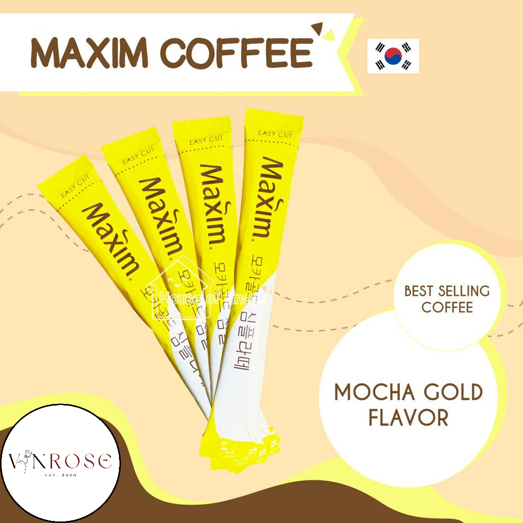 

[10 Sachet] Maxim Mocha Gold Simple Latte