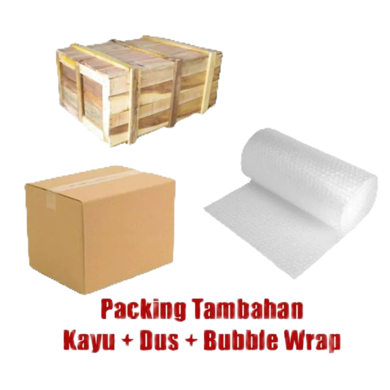 Extra packing kayu untuk produk kaca dan etalase mini