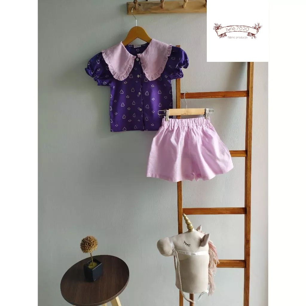 BATIK KOMBINASI ANAK PEREMPUAN SET