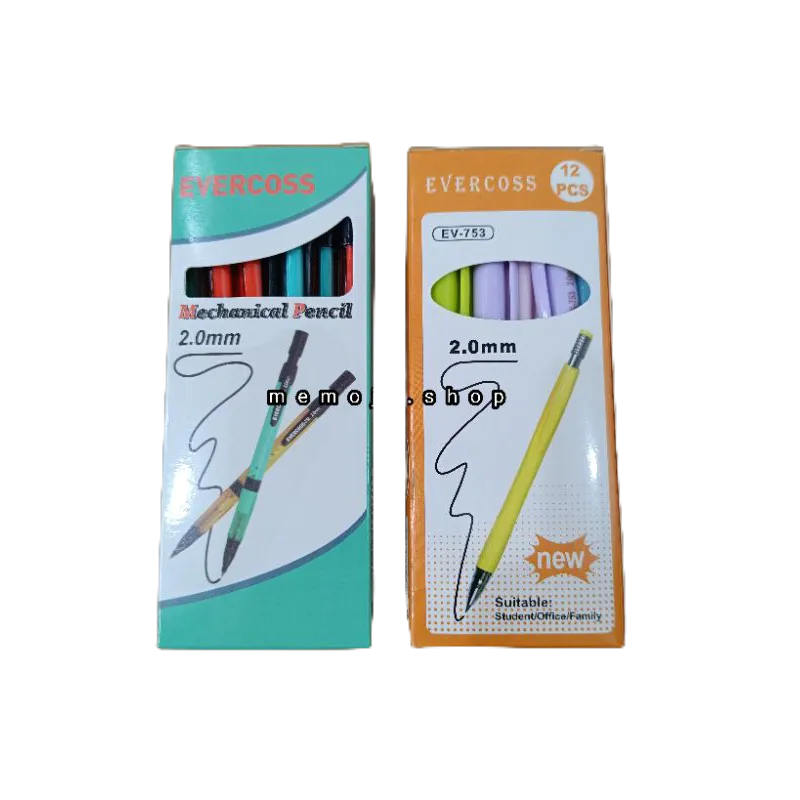 

Pensil Mekanik 2,0mm EVERCROSS (12pc)